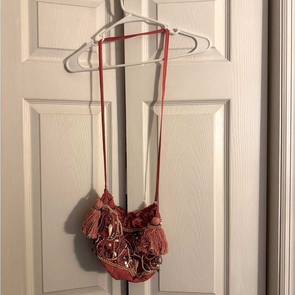 Free People Handmade -Embellished/Beaded Women's Bag